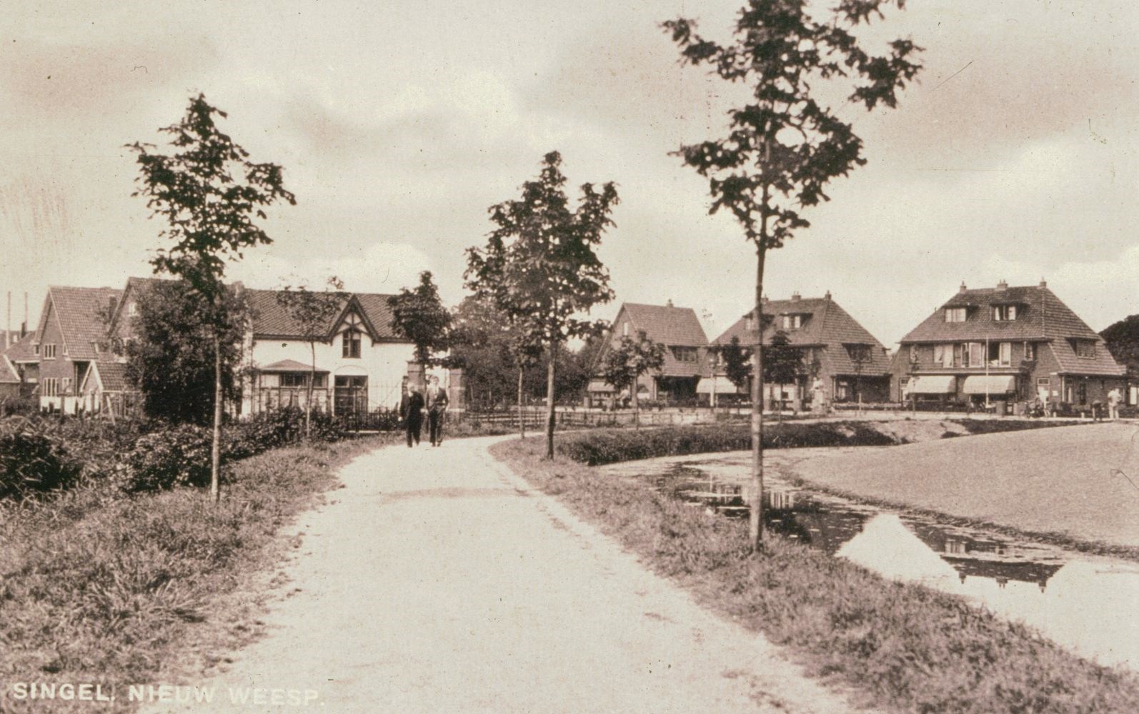 Singel bij Van Houtenlaan staat nu Oversingel (1930-1940)