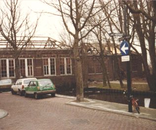 Achter 't Vosje sloop gebouw 't Vosje (06.03. 1984) Foto Henk Gijzen