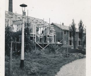 Singel bouw 'Indische Huizen' (1953-1958) Foto Kors Breijer